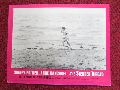 THE SLENDER THREAD US LOBBY CARD FULL SET SIDNEY POITIER ANNE BANCROFT 1965