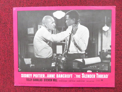 THE SLENDER THREAD US LOBBY CARD FULL SET SIDNEY POITIER ANNE BANCROFT 1965