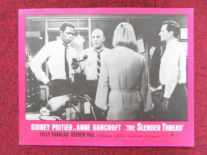 THE SLENDER THREAD US LOBBY CARD FULL SET SIDNEY POITIER ANNE BANCROFT 1965