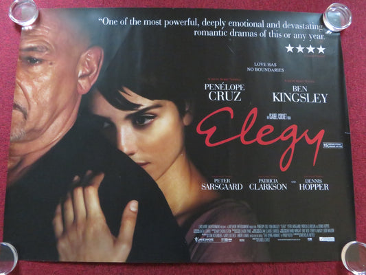 ELEGY UK QUAD (30"x 40") ROLLED POSTER PENELOPE CRUZ BEN KINGSLEY 2008