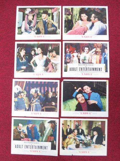 LADY L US LOBBY CARD FULL SET SOPHIA LOREN PAUL NEWMAN 1966