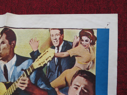 THE YOUNG SWINGERS FOLDED US ONE SHEET POSTER MOLLY BEE ROD LAUREN 1963