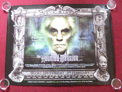 THE HAUNTED MANSION - C UK QUAD (30"x 40") ROLLED POSTER DISNEY E. MURPHY 2003