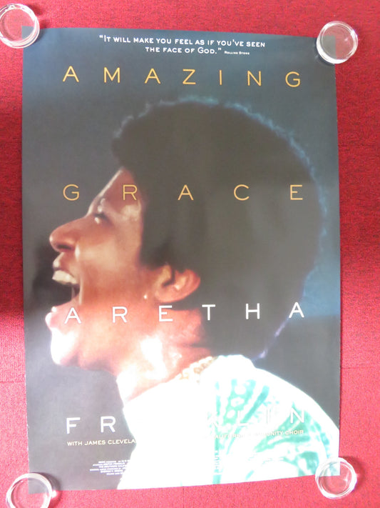 AMAZING GRACE US ONE SHEET ROLLED POSTER ARETHA FRANKLIN 2018