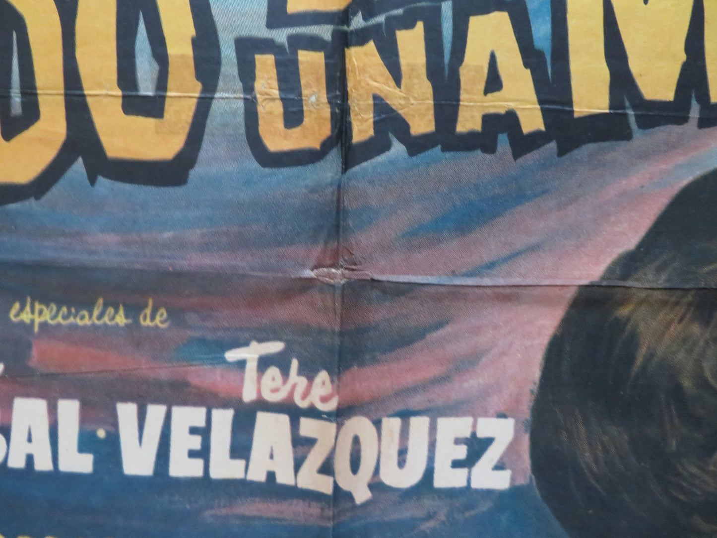 EL PACADO DE UNA MADRE / EL PACADO DE UNA MADRE FOLDED MEXICAN POSTER 1962