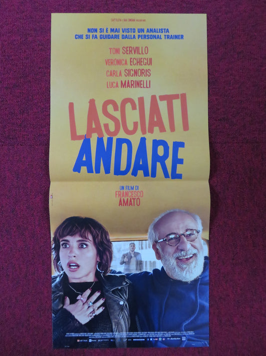 LASCIATI ANDARE ITALIAN LOCANDINA POSTER TONI SERVILLO VERONICA ECHEGUI 2017