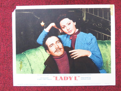 LADY L US LOBBY CARD FULL SET SOPHIA LOREN PAUL NEWMAN 1966