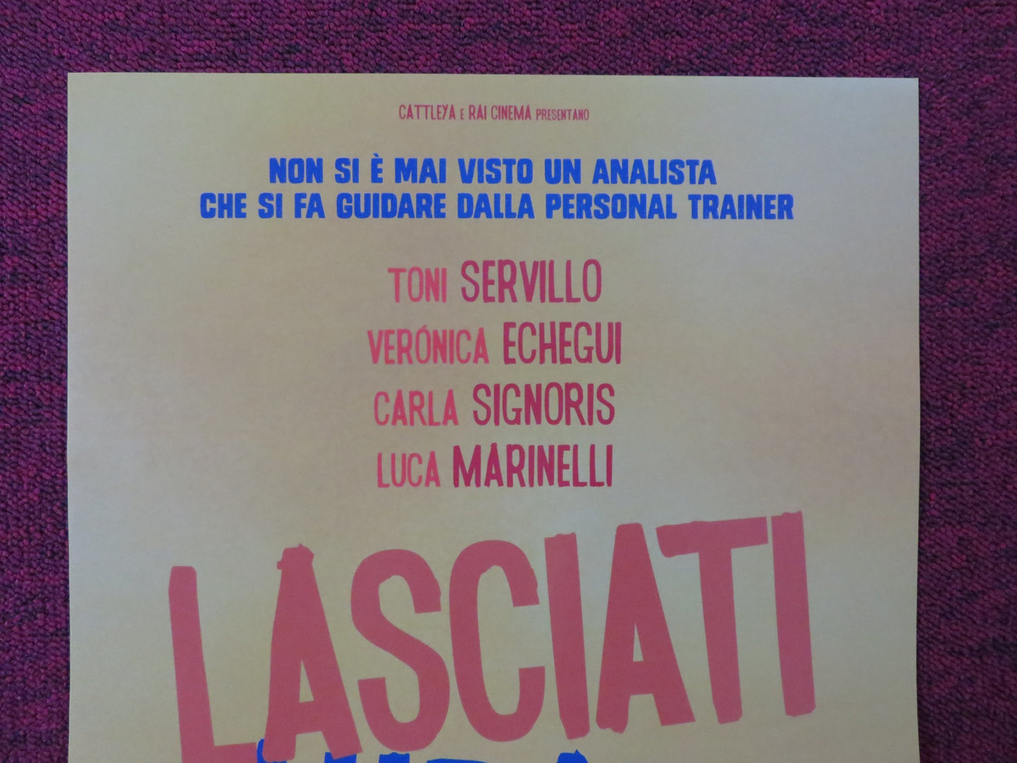 LASCIATI ANDARE ITALIAN LOCANDINA POSTER TONI SERVILLO VERONICA ECHEGUI 2017