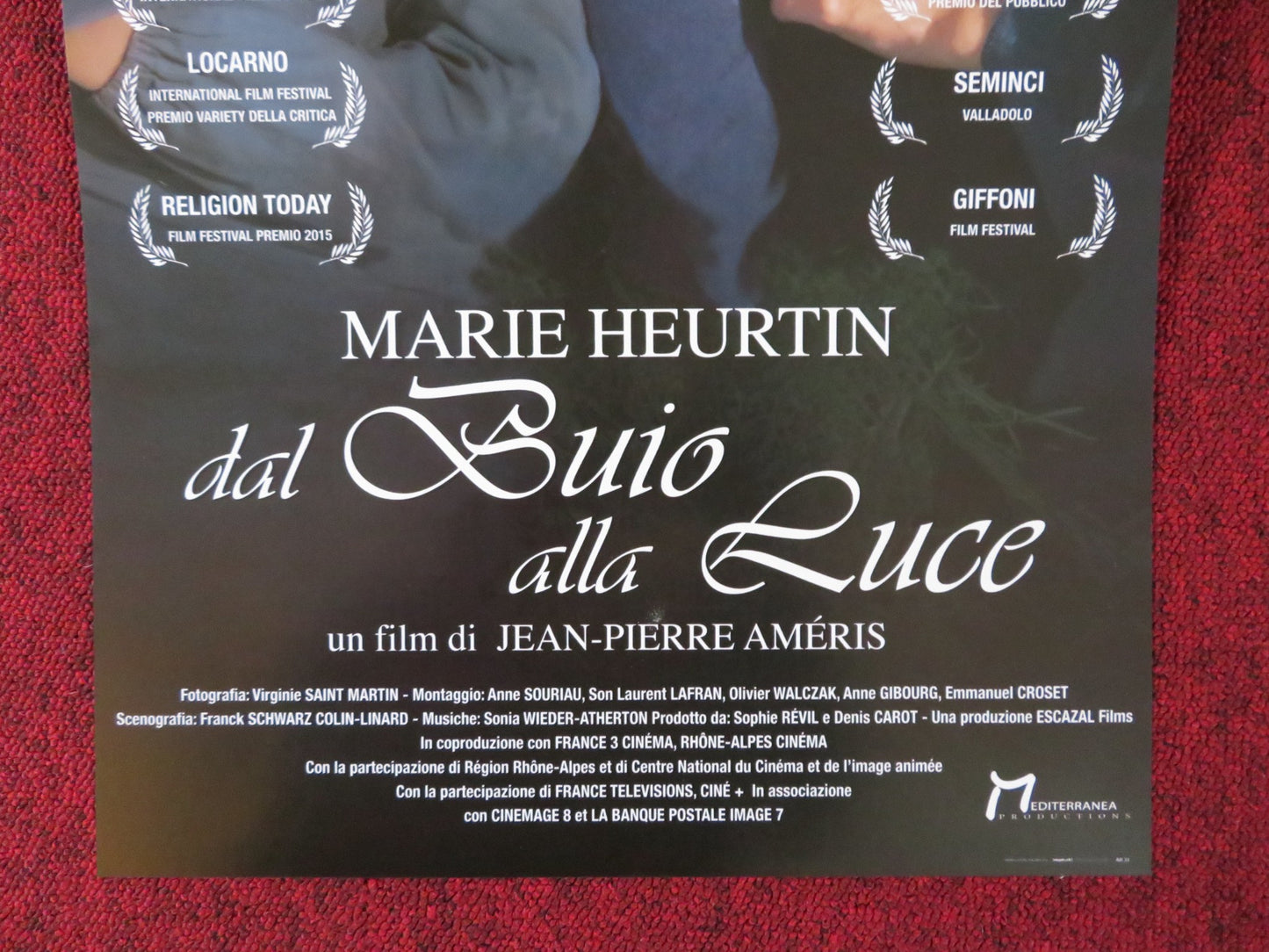 DAL BUIO ALLA LUCE ITALIAN LOCANDINA POSTER ISABELLE CARRE ARIANA RIVOIRE 2014