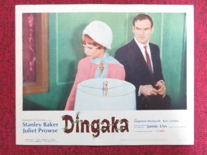 DINGAKA US LOBBY CARD FULL SET STANLEY BAKER JULIET PROWSE 1965