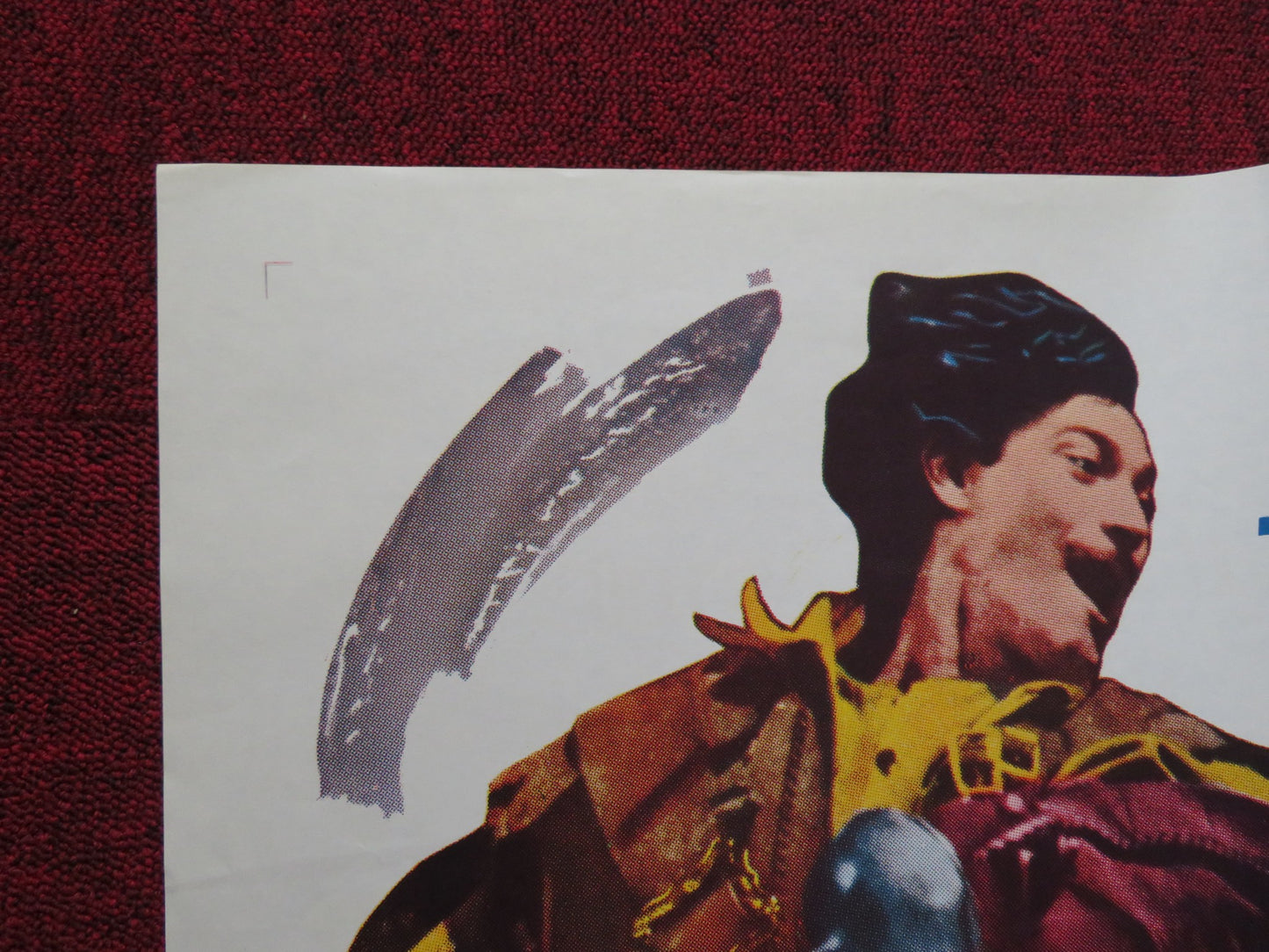 FIGHTING MUSKETEERS FOLDED US ONE SHEET POSTER  GERARD BARRAY M. DEMONGEOT 1963