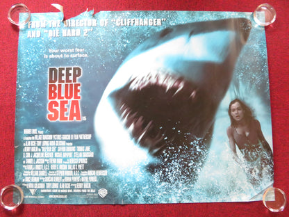 DEEP BLUE SEA UK QUAD (30"x 40") ROLLED POSTER SAMUEL L. JACKSON LL COOL J 1999