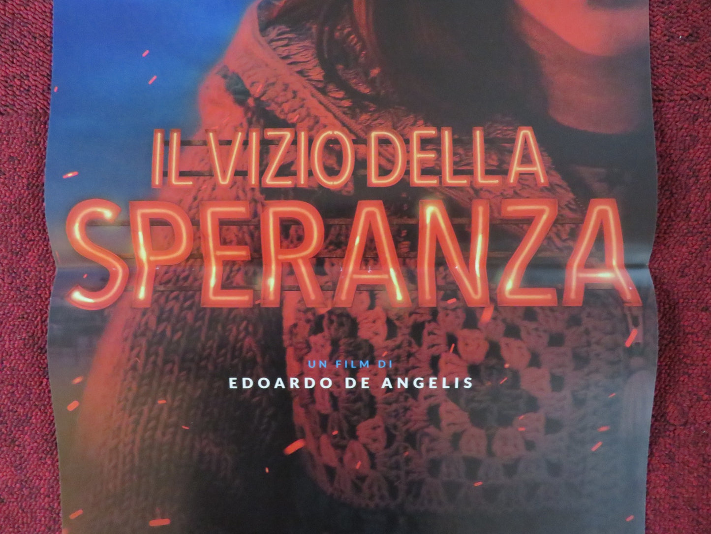 IL VIZIO DELLA SPERANZA ITALIAN LOCANDINA POSTER PINA TURCO  E. DE ANGELIS 2018