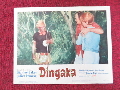 DINGAKA US LOBBY CARD FULL SET STANLEY BAKER JULIET PROWSE 1965