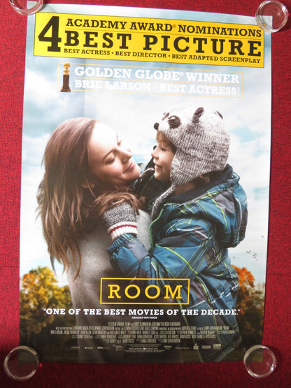 ROOM US ONE SHEET ROLLED POSTER BRIE LARSON JACOB TREMBLAY 2015