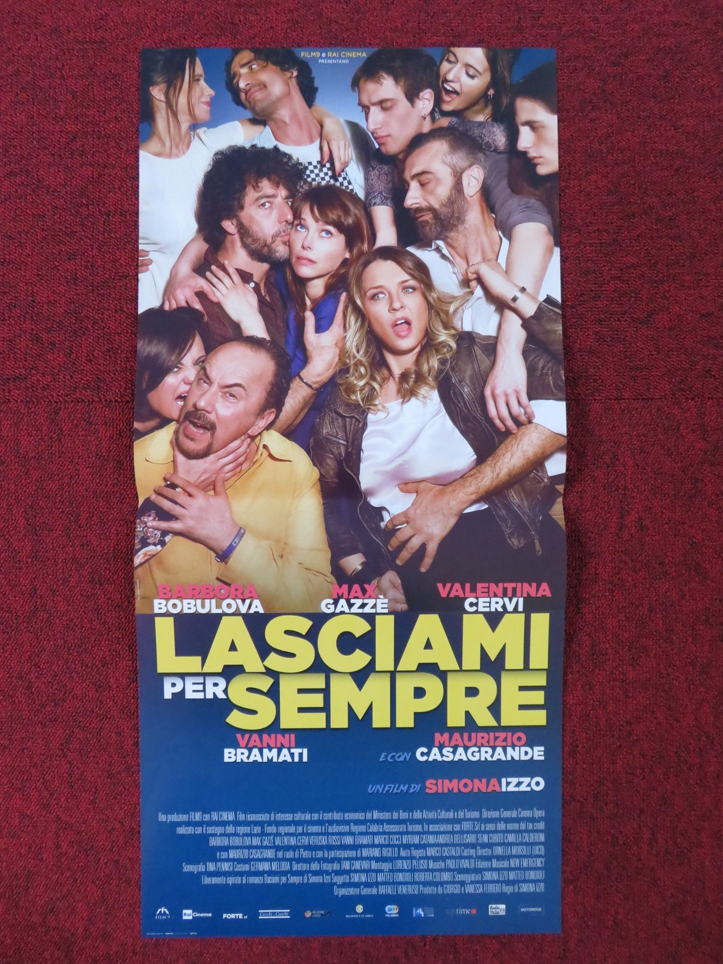 LASCIAMI PER SEMPRE ITALIAN LOCANDINA POSTER MAX GAZZE BARBORA BOBULOVA 2017