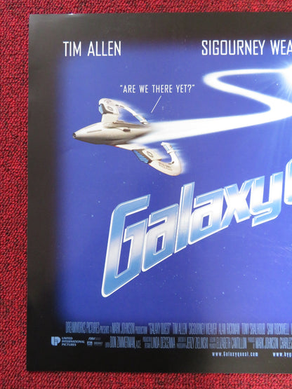 GALAXY QUEST UK MINI QUAD POSTER TIM ALLEN SIGOURNEY WEAVER RICKMAN 1999