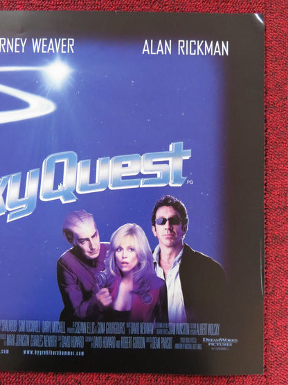 GALAXY QUEST UK MINI QUAD POSTER TIM ALLEN SIGOURNEY WEAVER RICKMAN 1999