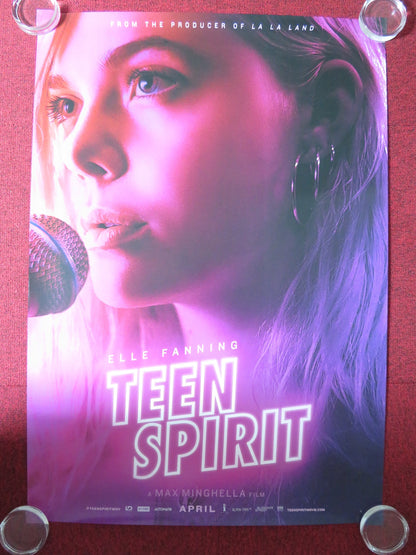 TEEN SPIRIT US ONE SHEET ROLLED POSTER ELLE FANNING MILLIE BRADY 2018