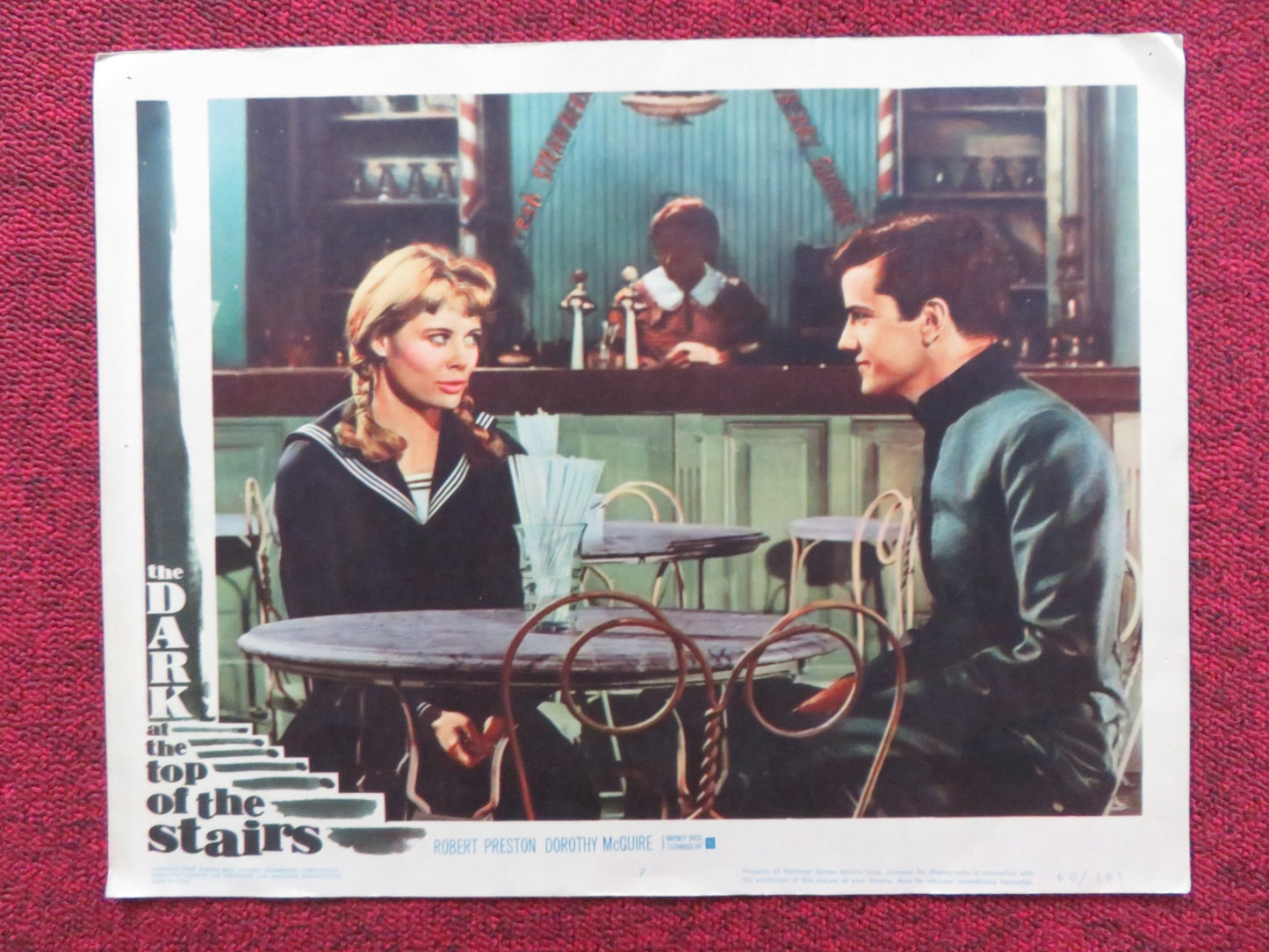 THE DARK AT THE TOP OF THE STAIRS US LOBBY CARD FULL SET ROBERT PRESTON 1960