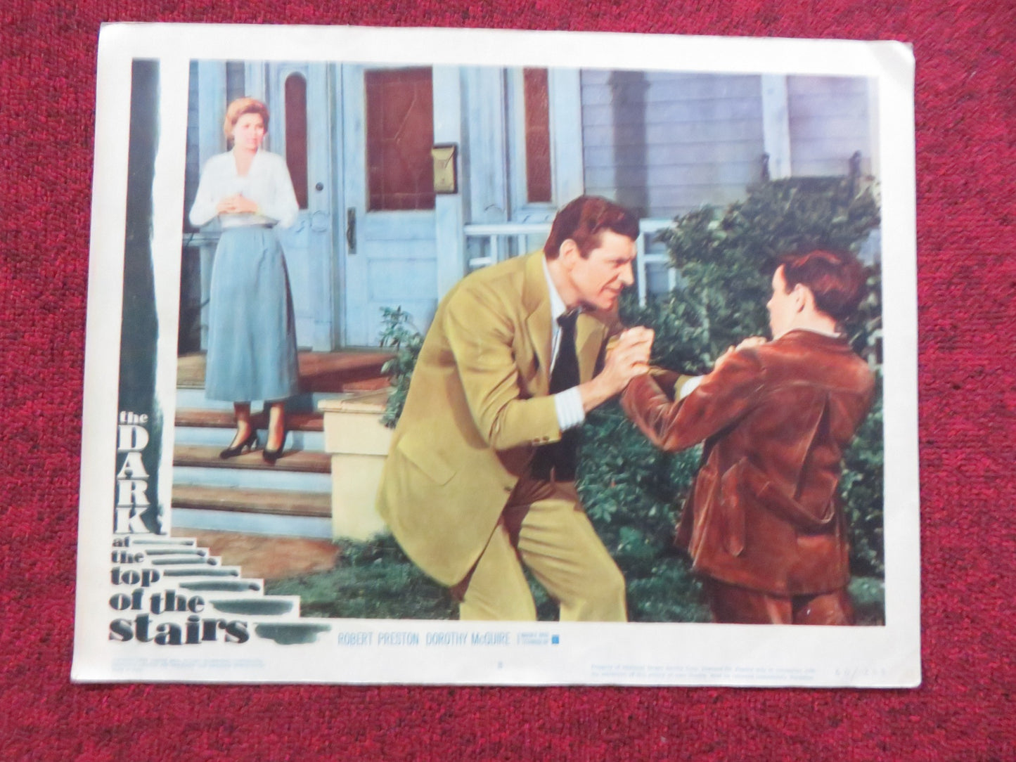 THE DARK AT THE TOP OF THE STAIRS US LOBBY CARD FULL SET ROBERT PRESTON 1960