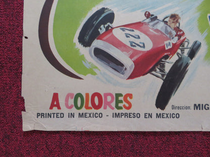 COMO PERROS Y GATOS FOLDED MEXICAN POSTER ANGELICA MARIA EDUARDO ALCARAZ 1969