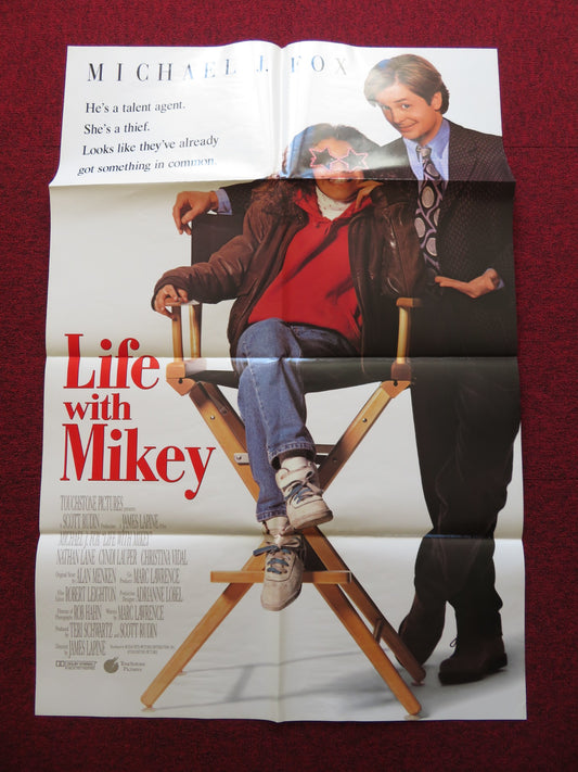 LIFE WITH MIKEY FOLDED US ONE SHEET POSTER MICHAEL J. FOX 1993