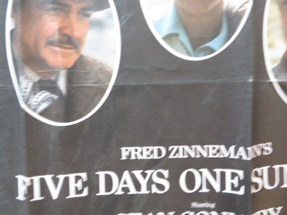 FIVE DAYS ONE SUMMMER UK QUAD (30"x 40") ROLLED POSTER SEAN CONNERY 1982