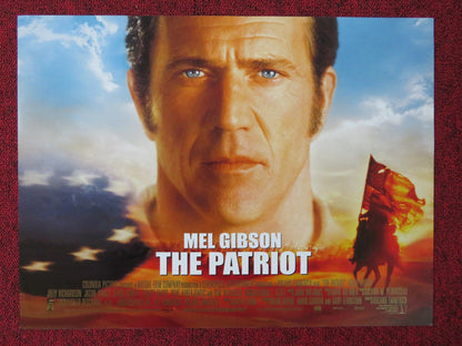 THE PATRIOT UK MINI QUAD POSTER MEL GIBSON HEATH LEDGER 2000