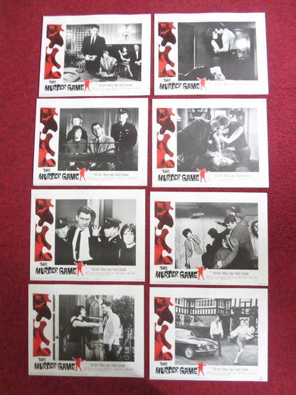 THE MURDER GAME US LOBBY CARD FULL SET KEN SCOTT MARLA LANDI 1965