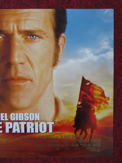 THE PATRIOT UK MINI QUAD POSTER MEL GIBSON HEATH LEDGER 2000