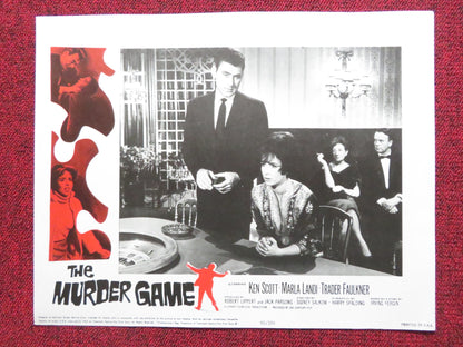 THE MURDER GAME US LOBBY CARD FULL SET KEN SCOTT MARLA LANDI 1965