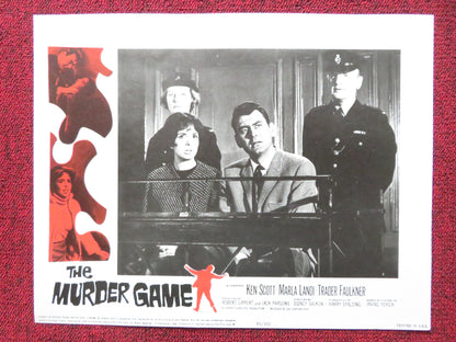 THE MURDER GAME US LOBBY CARD FULL SET KEN SCOTT MARLA LANDI 1965