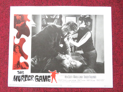 THE MURDER GAME US LOBBY CARD FULL SET KEN SCOTT MARLA LANDI 1965