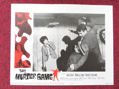 THE MURDER GAME US LOBBY CARD FULL SET KEN SCOTT MARLA LANDI 1965