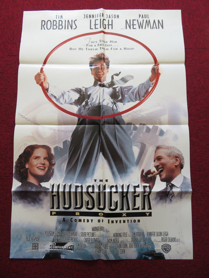 THE HUDSUCKER PROXY FOLDED US ONE SHEET POSTER TIM ROBBINS PAUL NEWMAN 1994