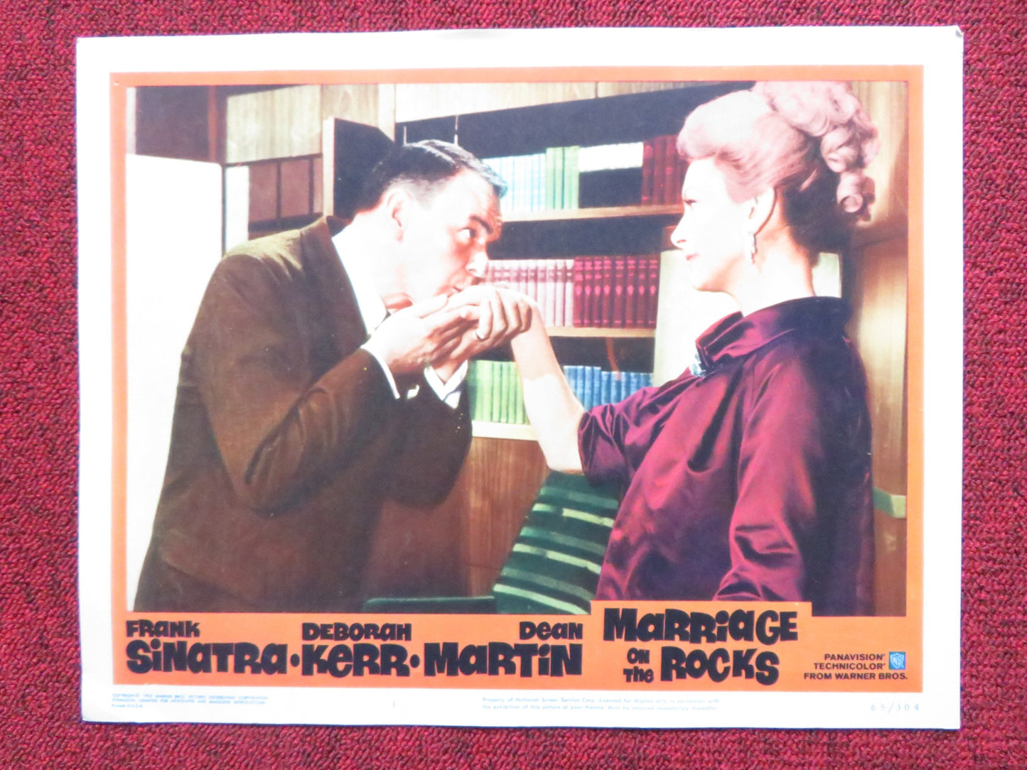 MARRIAGE ON THE ROCKS US LOBBY CARD FULL SET FRANK SINATRA DEBORAH KERR 1965