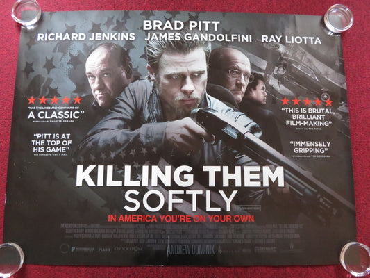 KILLING THEM SOFTLY UK QUAD (30"x 40") ROLLED POSTER BRAD PITT RAY LIOTTA 2012