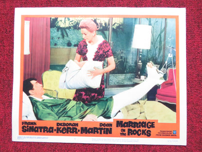 MARRIAGE ON THE ROCKS US LOBBY CARD FULL SET FRANK SINATRA DEBORAH KERR 1965