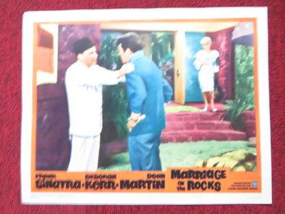 MARRIAGE ON THE ROCKS US LOBBY CARD FULL SET FRANK SINATRA DEBORAH KERR 1965