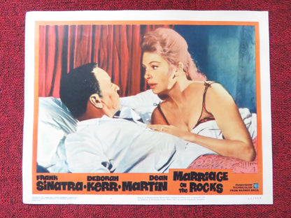 MARRIAGE ON THE ROCKS US LOBBY CARD FULL SET FRANK SINATRA DEBORAH KERR 1965