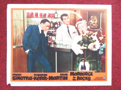 MARRIAGE ON THE ROCKS US LOBBY CARD FULL SET FRANK SINATRA DEBORAH KERR 1965