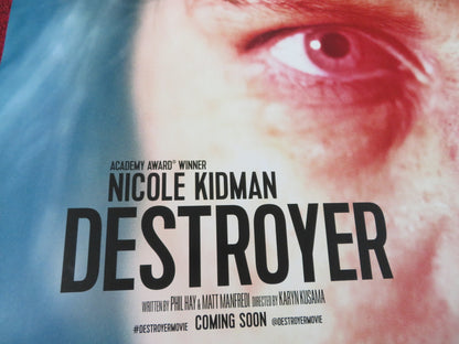 DESTROYER US ONE SHEET ROLLED POSTER NICOLE KIDMAN 2018