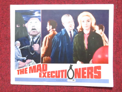 THE MAD EXECUTIONERS US LOBBY CARD FULL SET HANSJORG FELMY MARIA PERSCHY 1965