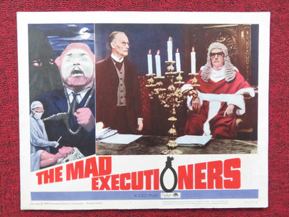 THE MAD EXECUTIONERS US LOBBY CARD FULL SET HANSJORG FELMY MARIA PERSCHY 1965