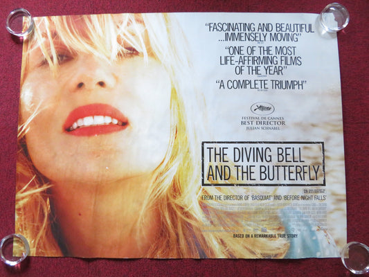 THE DIVING BELL AND THE BUTTERFLY - B UK QUAD (30"x 40") ROLLED POSTER 2007