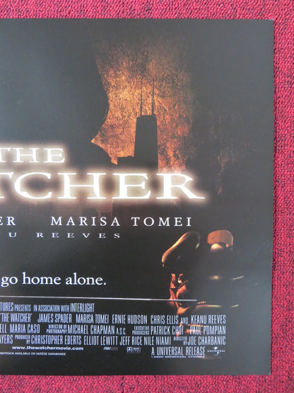 THE WATCHER UK MINI QUAD POSTER SPADER MARISA TOMEI KEANU REEVES 2000