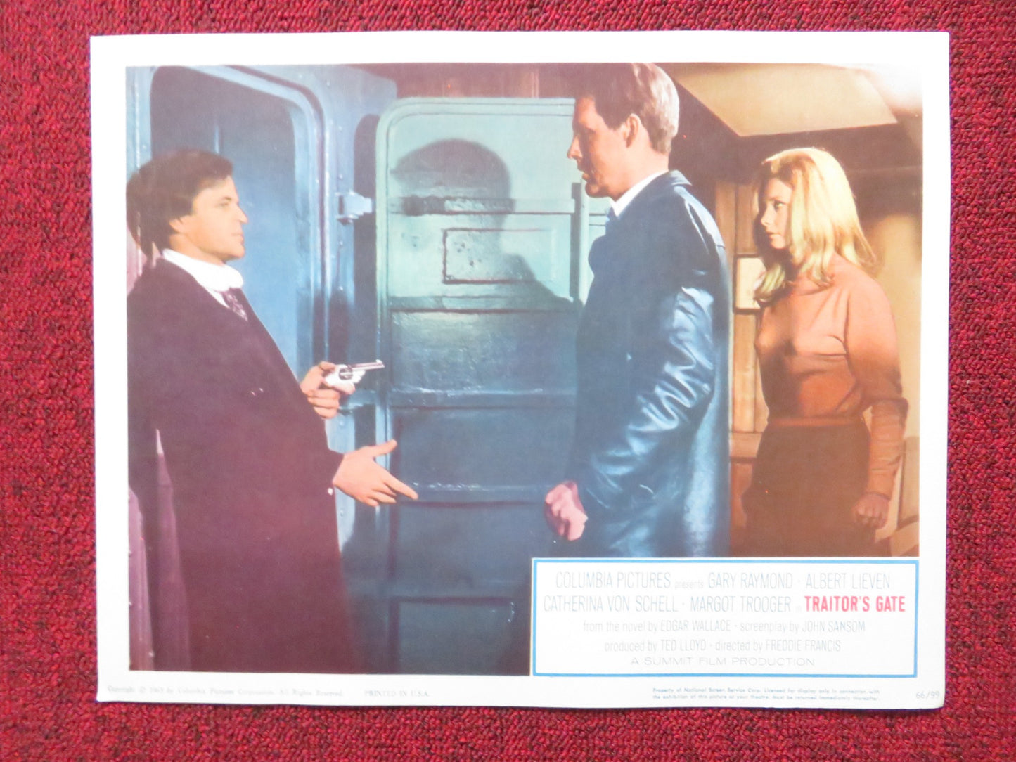 TRAITOR'S GATE US LOBBY CARD FULL SET GARY RAYMOND ALBERT LIEVEN 1965