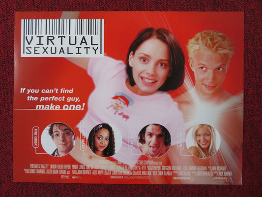 VIRTUAL SEXUALITY UK MINI QUAD POSTER LAURA FRASER PENRY JONES 1999