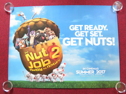 THE NUT JOB 2: NUTTY BY NATURE UK QUAD (30"x 40") ROLLED POSTER WILL ARNETT 2017